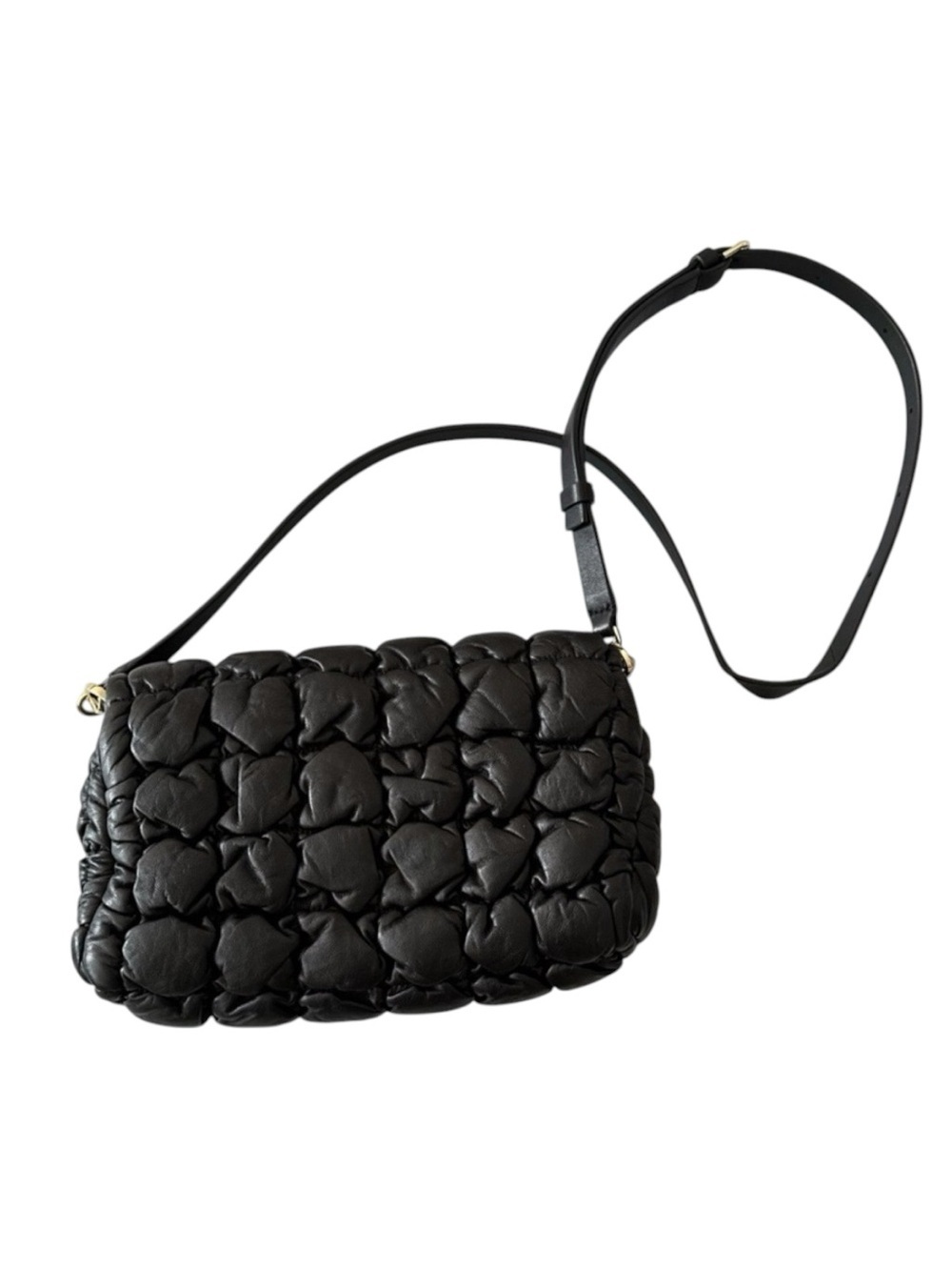 Cos Quilted Crossbody Bag Leather